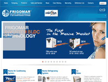 Tablet Screenshot of frigomar.com